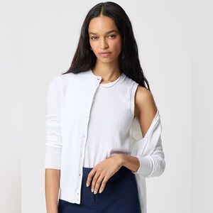 NWT J. Crew Factory Women’s Medium Classic Sweater Shell - White